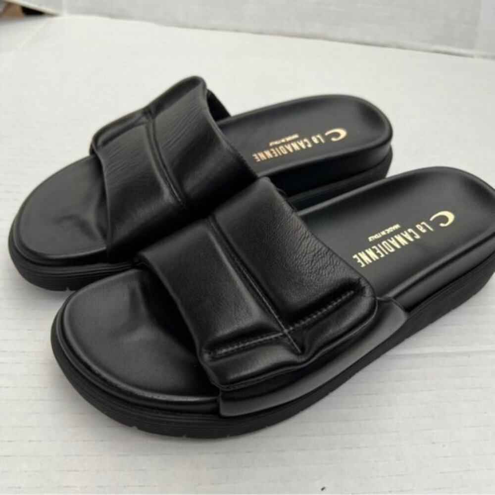 La CANADIENNE  BNWOT  LEATHER SANDAL Made in Italy